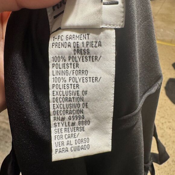 VTG Y2k R&M Richards Beaded Embroidered Floral Asymmetrical Midi Dress 10 Fairy - Picture 9 of 10